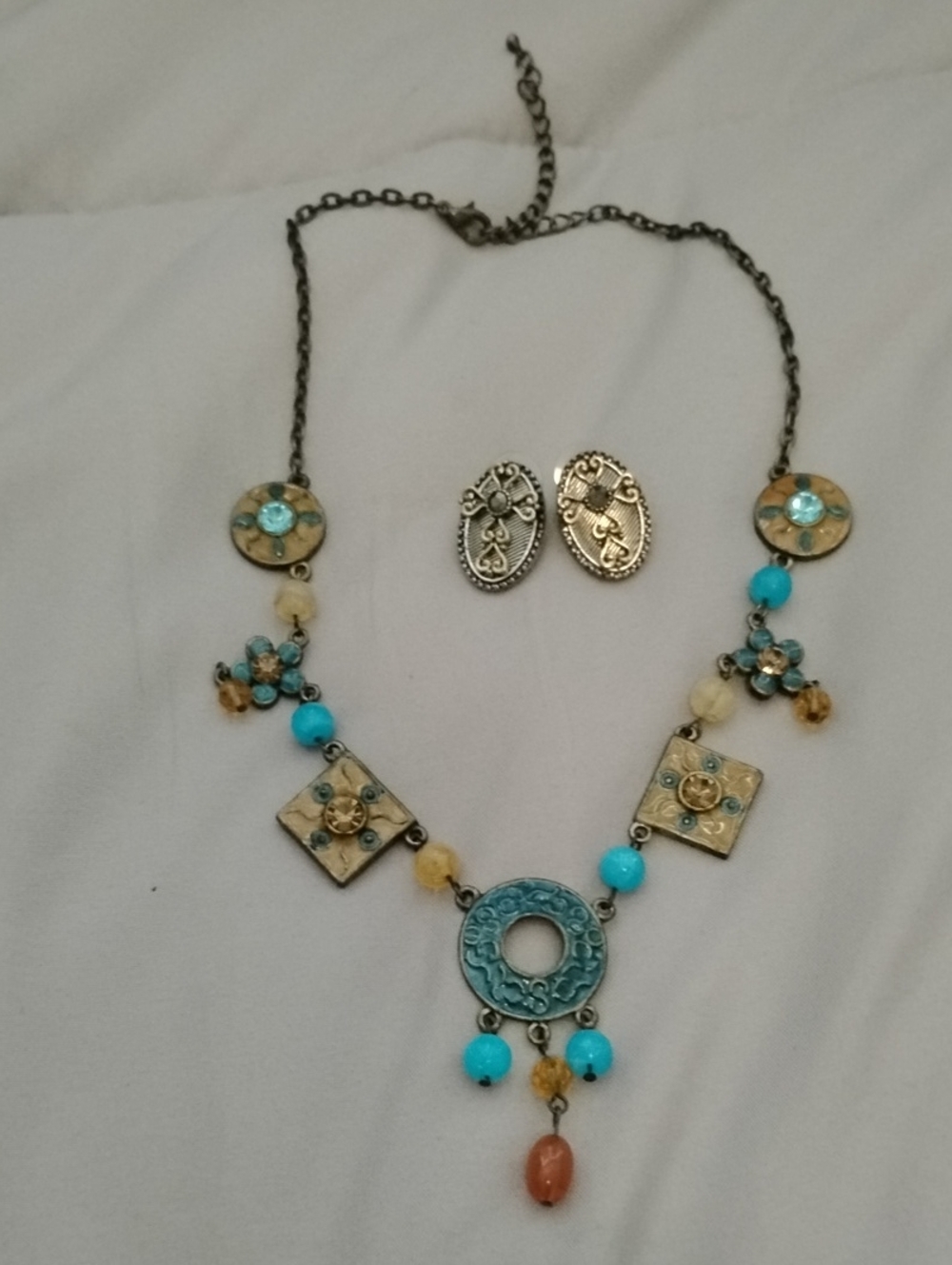 Turquoise and Gold-tone Bundle Of 3